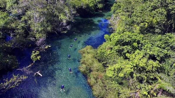 Flutuação no Rio da Prata