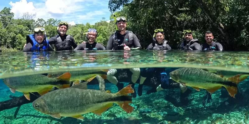 Águas cristalinas do Rio da Prata