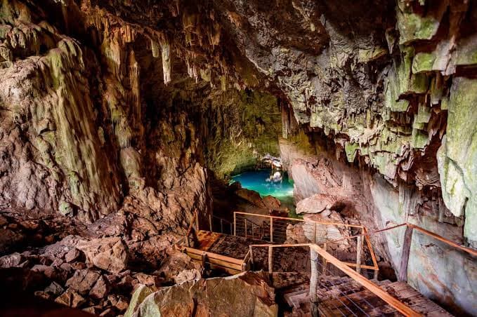 Interior da Gruta do Mimoso